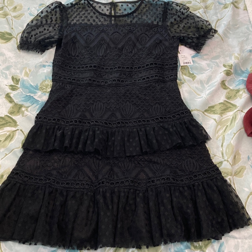Girls formal black dress